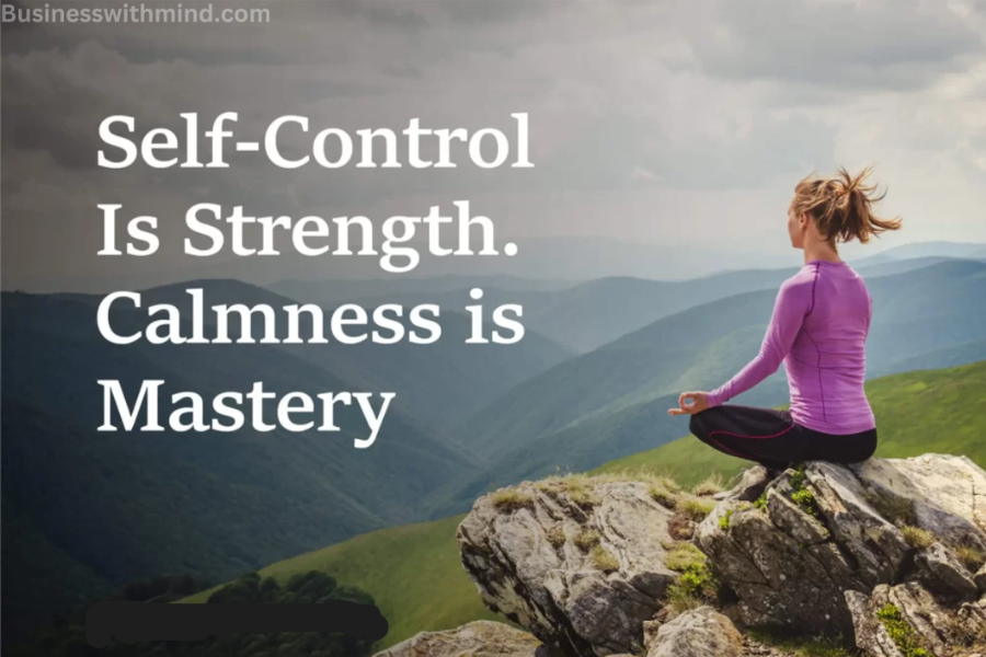 self-control is strength. calmness is mastery. you - tymoff